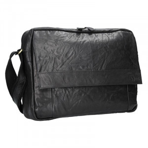 Pánská kožená taška přes rameno SendiDesign Boston - černá