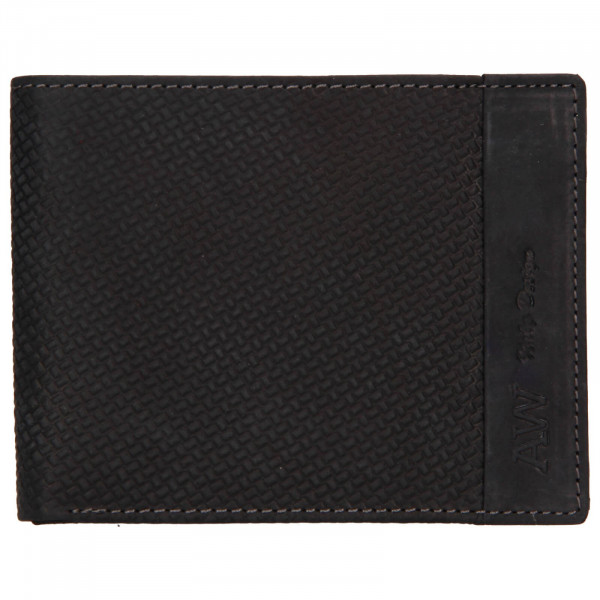 Pánská kožená peněženka Always Wild Simmon - černá