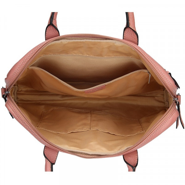 Női bőr laptop táska Katana Emma - rózsaszín