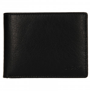 Pánská kožená peněženka Lagen Kryštof - černá