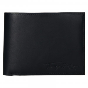 Pánská kožená peněženka Tommy Hilfiger Otto - černá