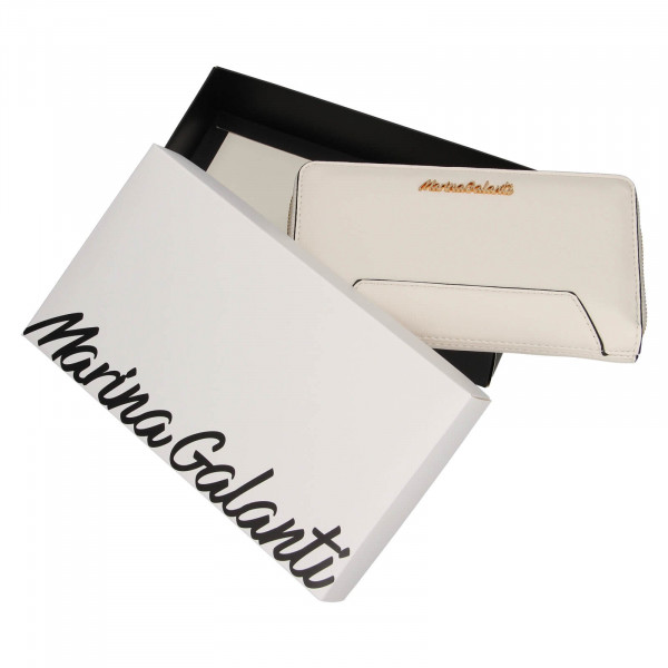 Női Marina Galanti Filadela pénztárca - krém színű