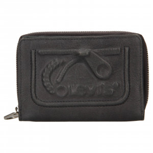 Dámská kožená peněženka Levi's Emma - šedá