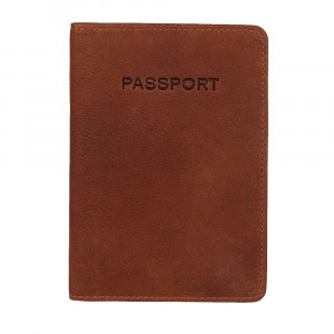 Burkely Avery útlevélborító - konyak színű