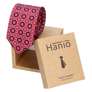 Férfi nyakkendő Hanio Marco - piros