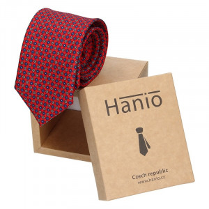 Férfi nyakkendő Hanio Luis - piros