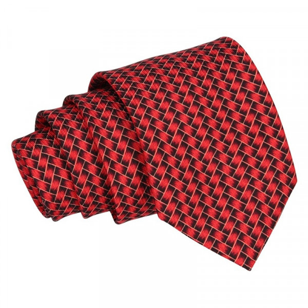 Férfi nyakkendő Hanio Vincent - piros