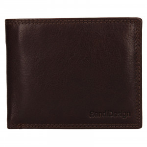 Pánská kožená peněženka SendiDesign Lopezz - brown