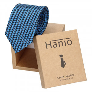 Férfi nyakkendő Hanio Vincent - sötétkék