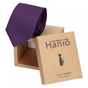 Férfi nyakkendő Hanio Ernest - lila
