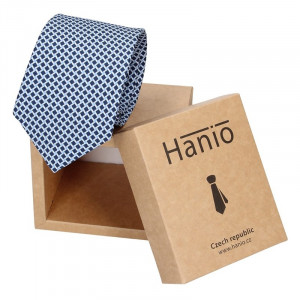 Férfi selyem nyakkendő Hanio Peter - kék
