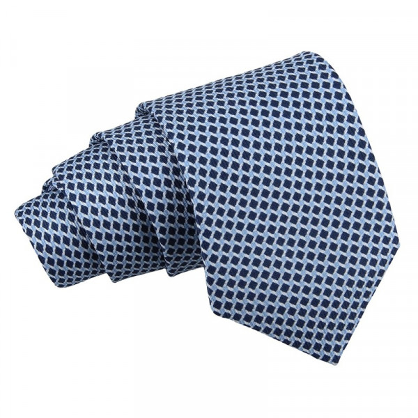 Férfi selyem nyakkendő Hanio Peter - kék