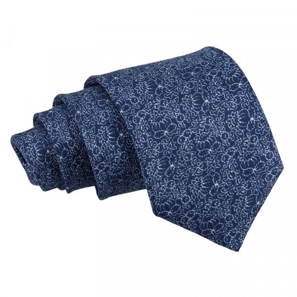 Férfi selyem nyakkendő Hanio Tibor - kék