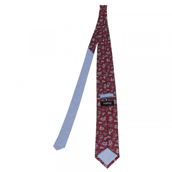 Férfi selyem nyakkendő Hanio Artur - piros