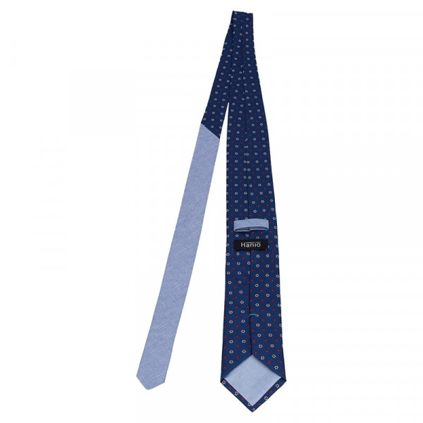 Férfi selyem nyakkendő Hanio Klop - kék