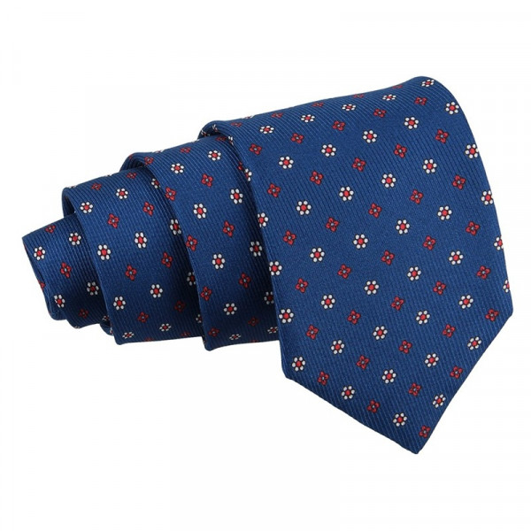 Férfi selyem nyakkendő Hanio Klop - kék