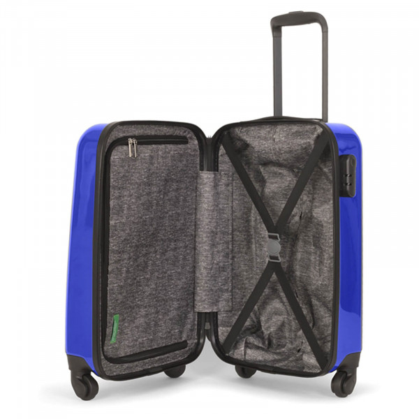 Utazási bőrönd United Colors of Benetton Coconut L - kék