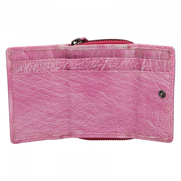 Női bőrtárca Lagen Carmena - rózsaszín