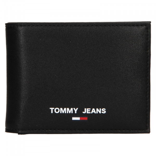 Férfi bőr pénztárca Tommy Hilfiger Less - fekete