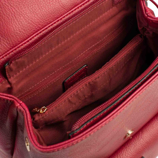 Elegáns női hátizsák Hexagona Cipra - sötét vörös