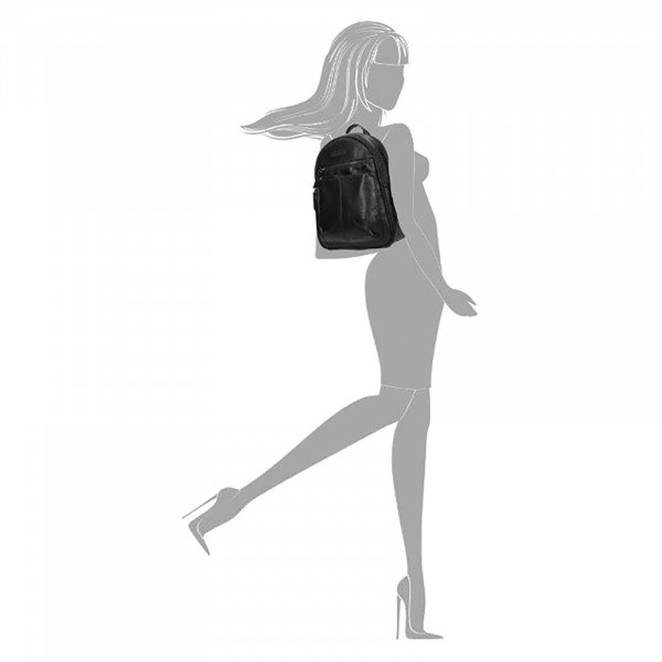 Modern női hátizsák Enrico Benetti Cellan - fekete
