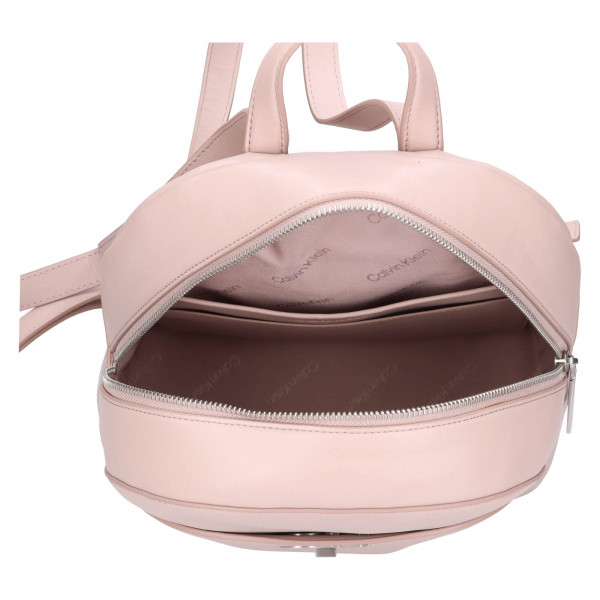 Női hátizsák Calvin Klein Fineta - régi rózsaszín