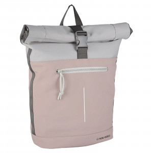 Nagyméretű divatos hátizsák New Rebels Strass - bézs-rózsaszín