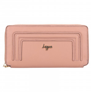 Női bőr pénztárca Lagen Arzea - rózsaszín