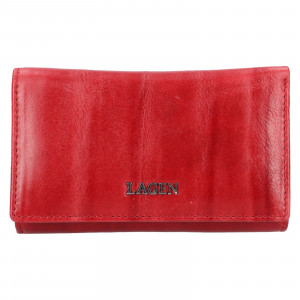 Női bőr pénztárca Lagen Lisanda - piros