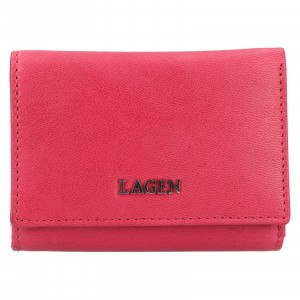 Női bőr pénztárca Lagen Kajte - rózsaszín