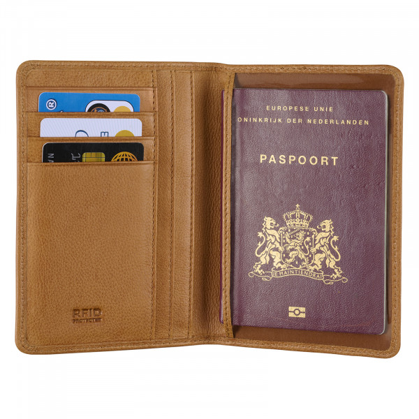 Burkely Kove útlevélborító - konyak